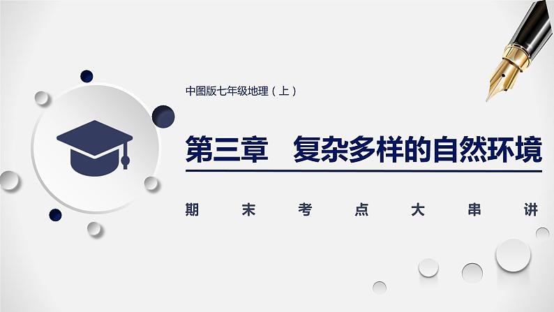 【期末全复习】2022-2023学年 中图版地理 七年级上学期-第三章  复杂多样的自然环境（知识串讲） 课件01