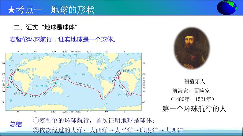 【期末考点串讲】2022-2023学年 湘教版地理 七年级上学期-知识串讲课件2-《认识地球》第4页