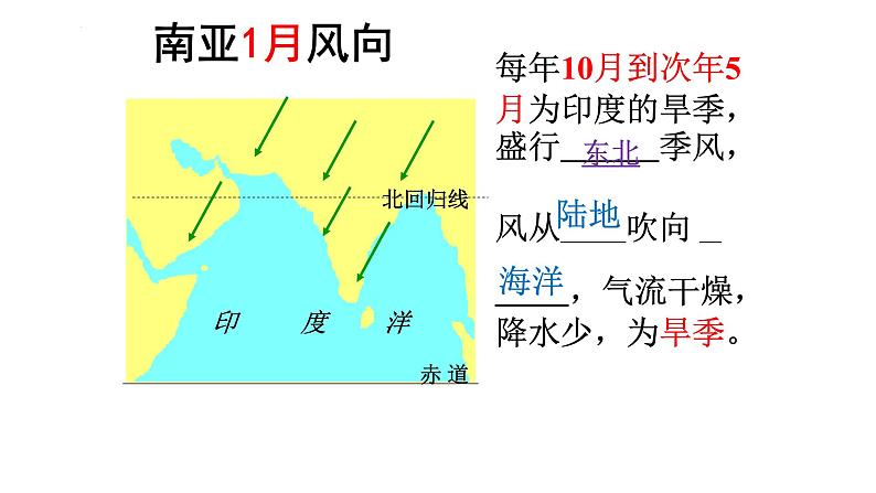 人教版地理七年级下册7.3 印度 课件04