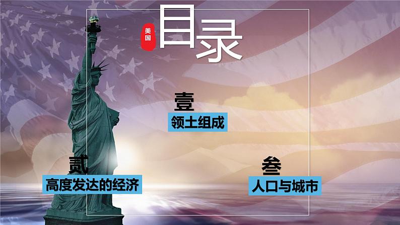 湘教版地理七年级下册 8.5.1 美国 课件+教案02