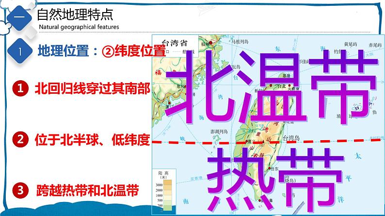 中图版地理七年级下册 7.2  台湾省 课件第4页