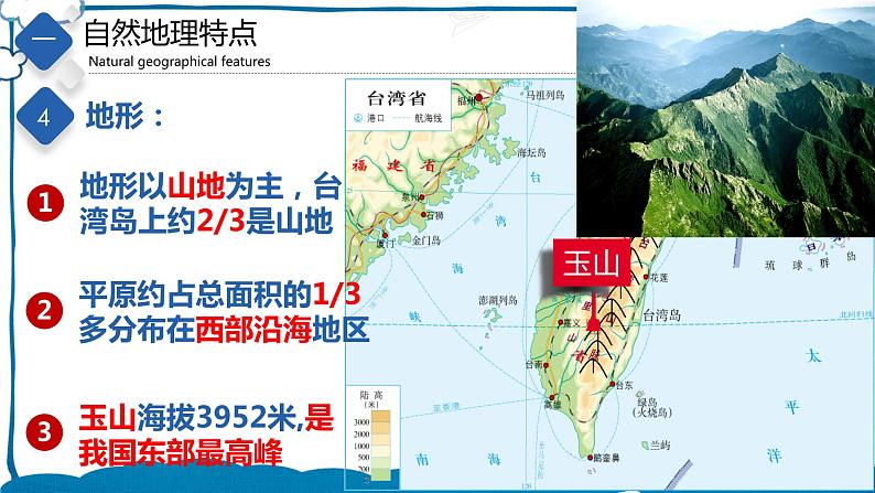 中图版地理七年级下册 7.2  台湾省 课件第8页