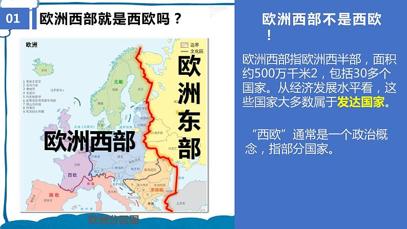 中图版地理八年级下册 6.3欧洲西部 课件第5页