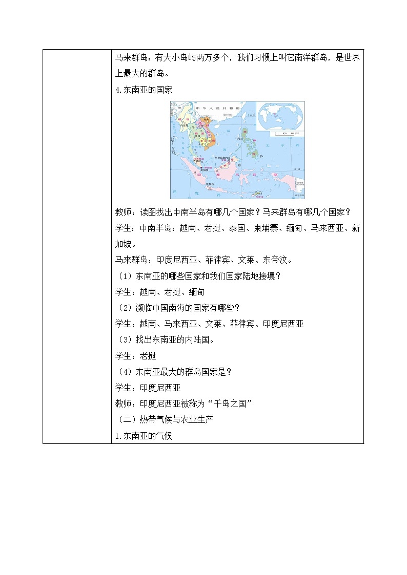 7.2《东南亚》课件PPT+教案03