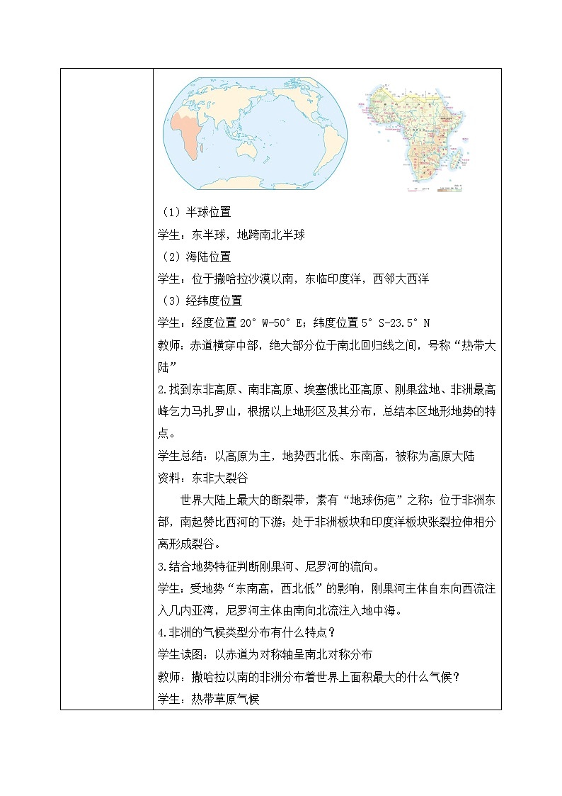 8.3《撒哈拉以南非洲》课件PPT+教案02