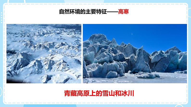 人教版地理八年级下册 9.1青藏地区 自然特征与农业预习课件第5页