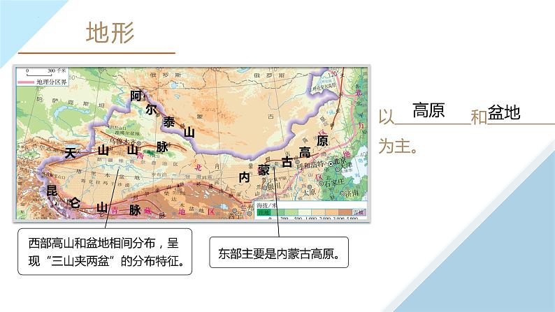 人教版地理八年级下册  西北地区（单元复习）课件+学案05