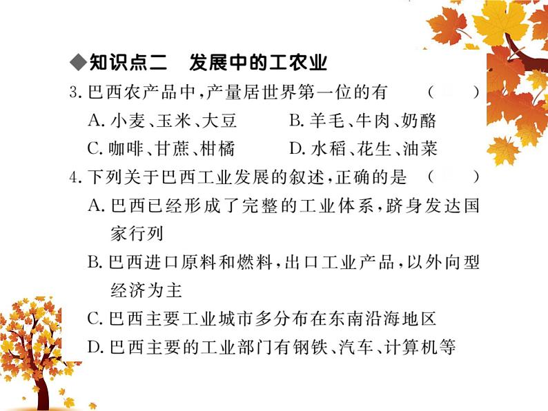 人教版地理初中7年级_第二节 巴西_（课件1）巴西第7页