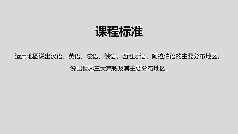 【地理好课】七上第四章第二节《世界的语言和宗教》课件第2页