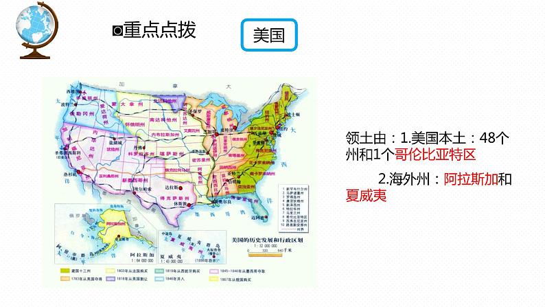 专题09 “图说”国家（美国+巴西+法国+埃及）复习课件-2023年中考地理重要地图复习突破（课件+学案）第4页