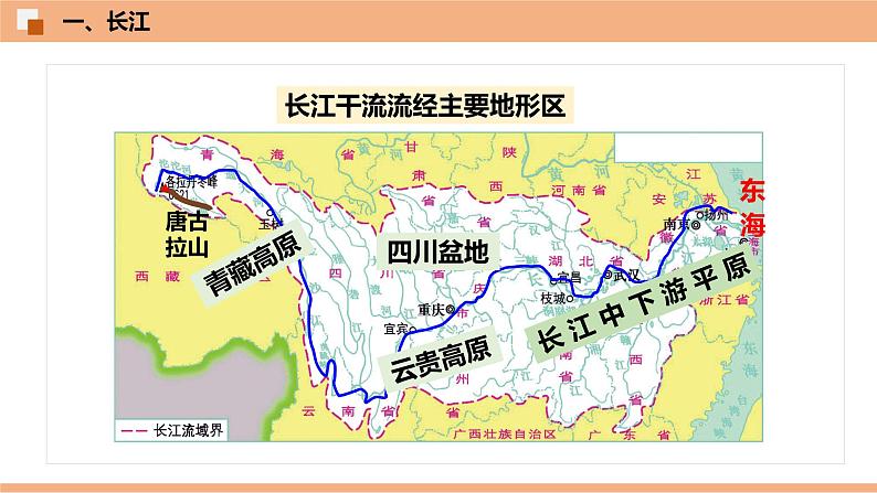 2.3  中国的河流  （识图课件）-八年级地理上学期期末复习大串讲（地图篇）05