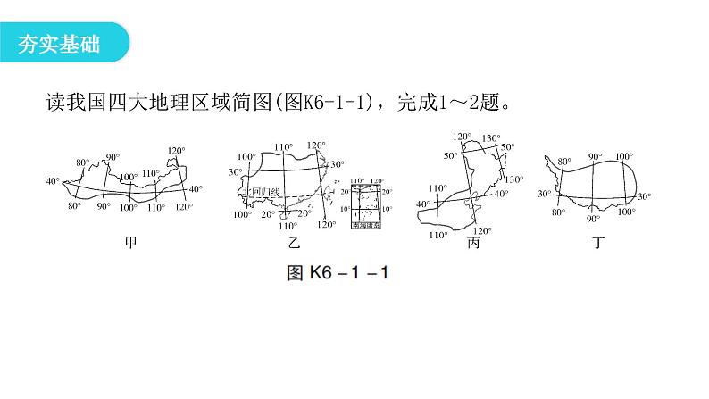 人教版八年级地理下册第六章第一节自然特征与农业课后作业课件第2页