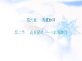 人教版八年级地理下册第九章第二节高原湿地——三江源地区课后作业课件