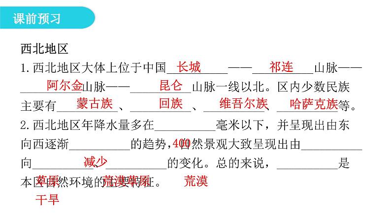 湘教版八年级地理下册第三节西北地区和青藏地区第1课时课件第6页