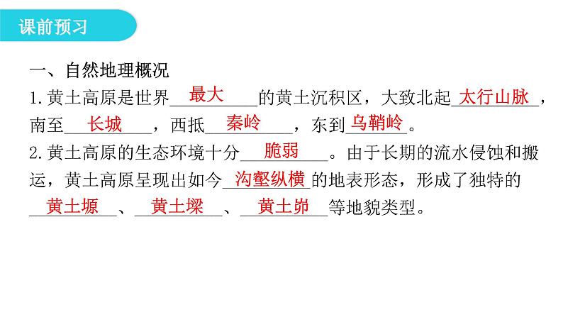 湘教版八年级地理下册第五节黄土高原的区域发展与居民生活课件07