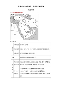 备战2023年地理新中考二轮复习重难突破（河北专用）重难点10 中东地区、撒哈里以南非洲