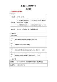 备战2023年地理新中考二轮复习重难突破（河北专用）重难点16 从世界看中国