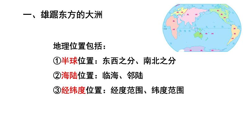 地理人教版七年级下册同步教学课件第6章 我们生活的大洲-亚洲第1节位置和范围03