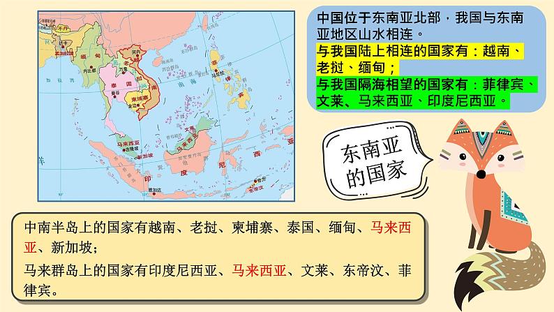 2022-2023学年人教版地理七年级下册第七章第二节《东南亚》第一课时课件第5页