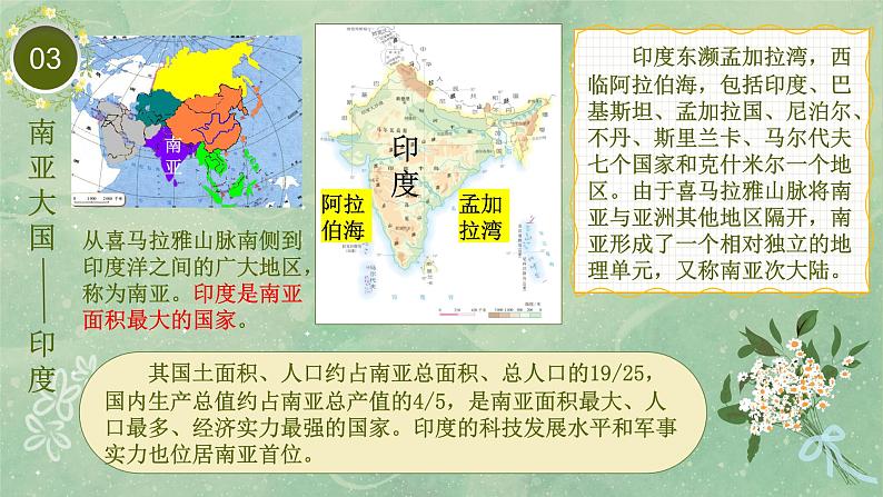 2022-2023学年人教版地理七年级下册第七章第三节《印度 》第一课时课件第6页