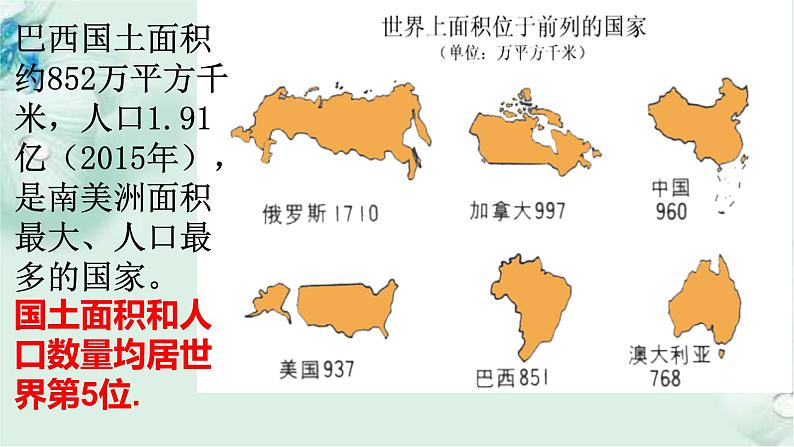 商务星球版地理七年级下册 第八章 不同类型的国家 第五节 巴西 第1课时 课件第7页