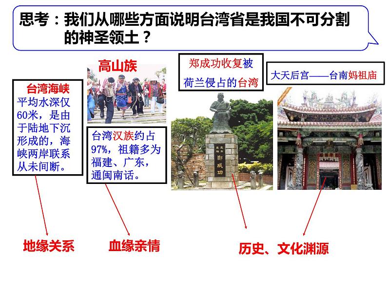 7.4祖国的神圣领土——台湾省课件03