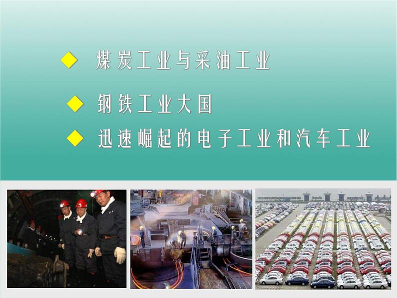 沪教版地理七年级下册 祖国篇（下）2.2重要工业部门的分布 课件第5页