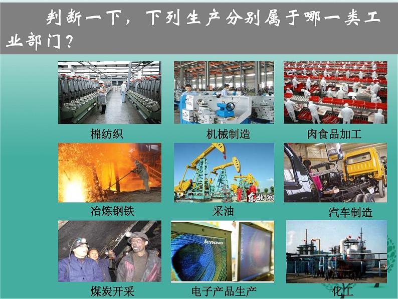 沪教版地理七年级下册 祖国篇（下）2.2重要工业部门的分布 课件第6页