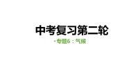 中考人教版地理二轮复习优质课件--专题06 气候