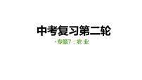 中考人教版地理二轮复习优质课件--专题07 农业