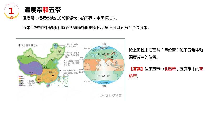 中考人教版地理二轮复习优质课件--专题12 易混淆概念第3页