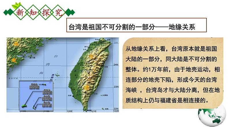 人教版地理八年级下册 7.4.1《祖国的神圣领土—台湾省》 课件第5页