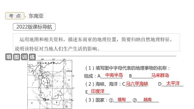 2023年中考地理一轮复习--专题08 了解区域—东南亚、南亚（复习课件）第4页