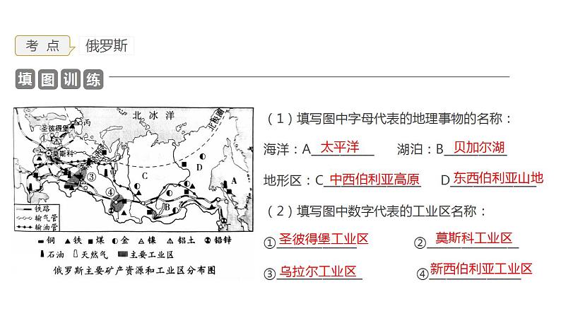 2023年中考地理一轮复习--专题13 走进国家—俄罗斯、美国（复习课件）第5页