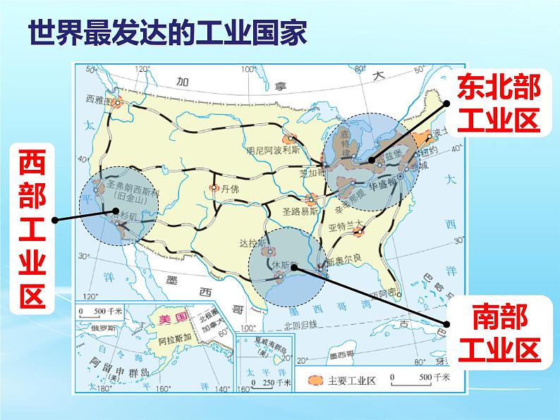 9.1美国第2课时课件人教版七年级地理下册第8页