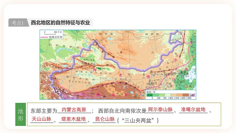 【中考一轮教材复习】中考地理一轮复习过教材：第八章《西北地区》复习课件第5页