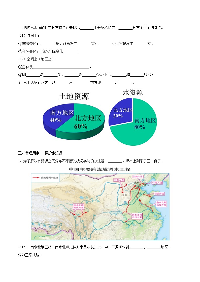 第四章  自然资源与经济发展（知识梳理）-七年级地理下学期期末考点大串讲（中图版）（原卷版）第2页