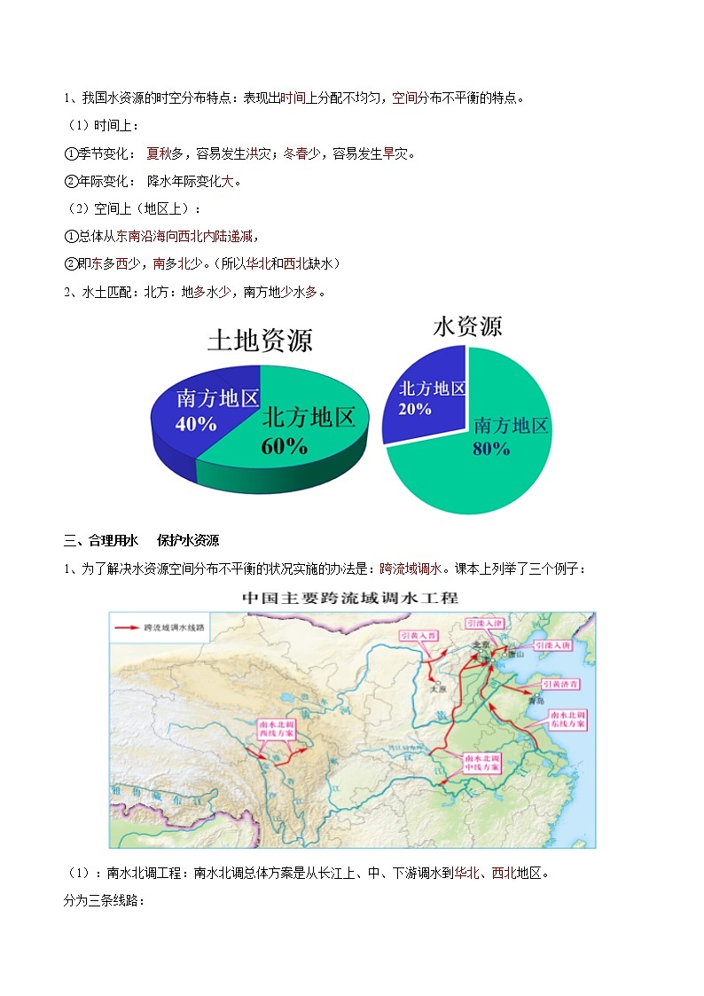 第四章  自然资源与经济发展（知识梳理）-七年级地理下学期期末考点大串讲（中图版）（答案版）第2页