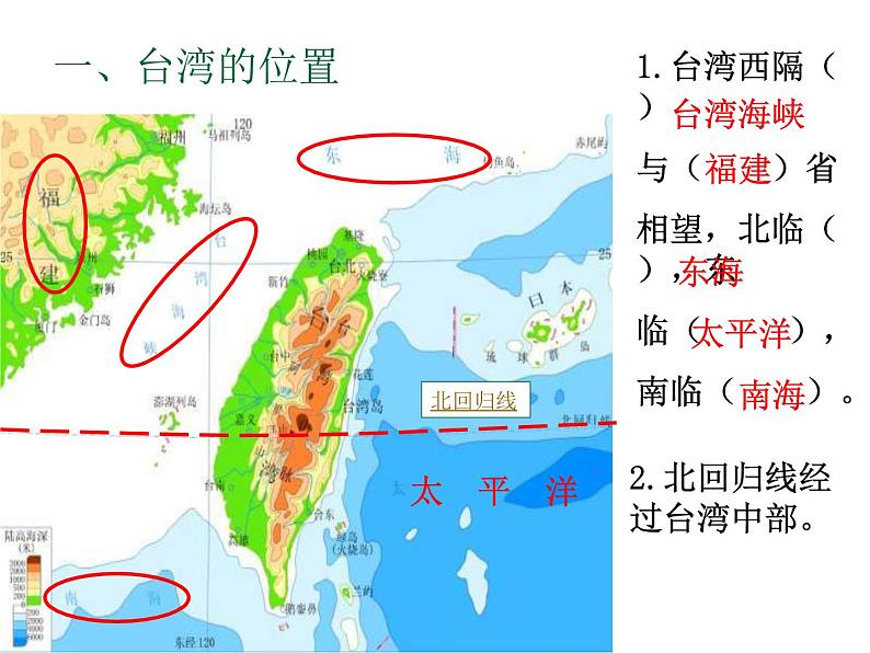 人教版八年级下册地理课件 7.4祖国的神圣领土 台湾省03