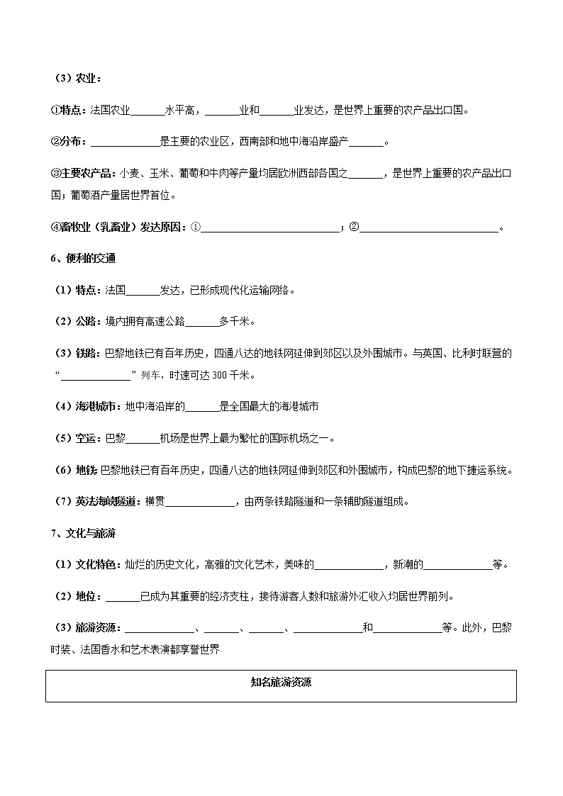 专题15  法国和澳大利亚（晨读晚默）（晚默版）第3页