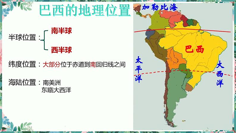 第九章 第二节  巴西  人教版地理七年级下册课件PPT第6页