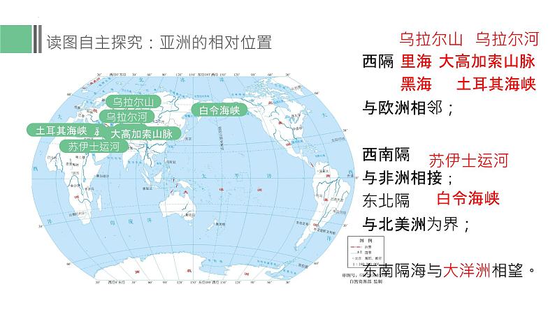 第六章第一节 亚洲的位置和范围课件七年级地理下册人教版第8页