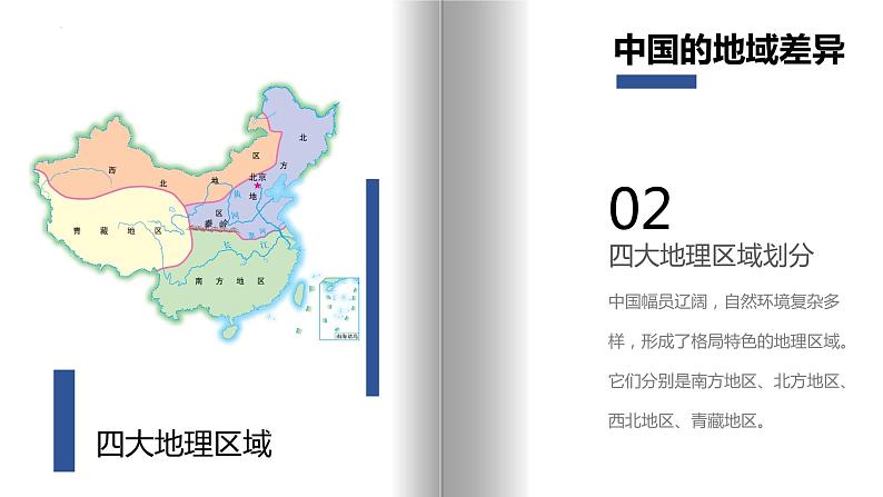 湘教版地理八年级下册 5.1四大地理区域 课件第8页