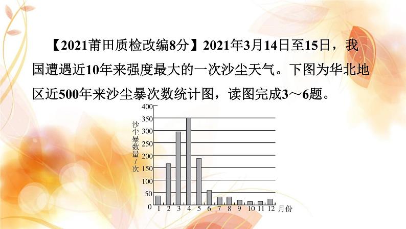 中考地理复习专题突破练第27课时生态环境问题与自然灾害课件第5页