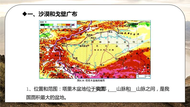 人教版八年级地理下册第四单元《西北地区-干旱的宝地塔里木盆地》PPT课件06