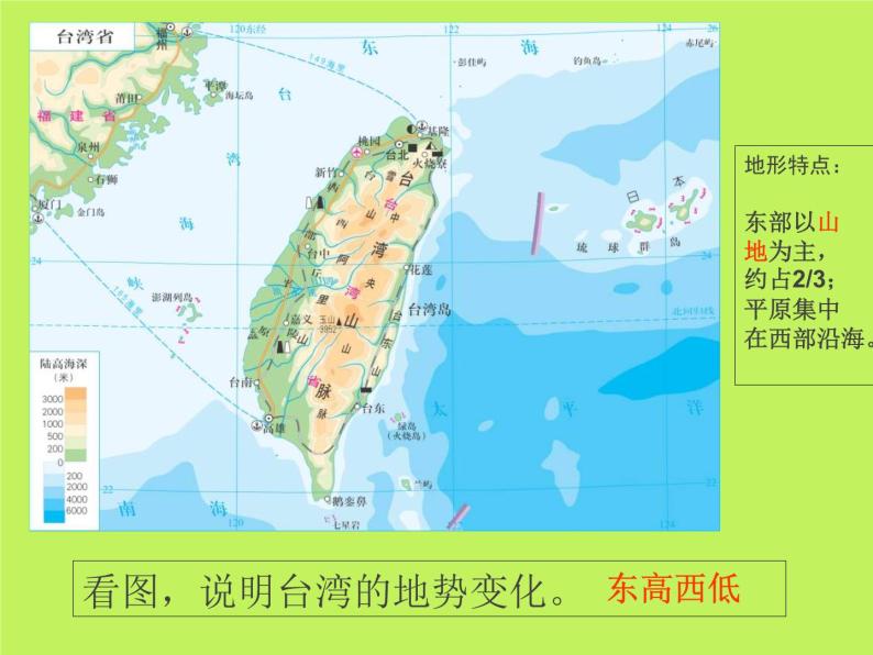 中图版地理七年级下册 第七章 第二节台湾省 课件08