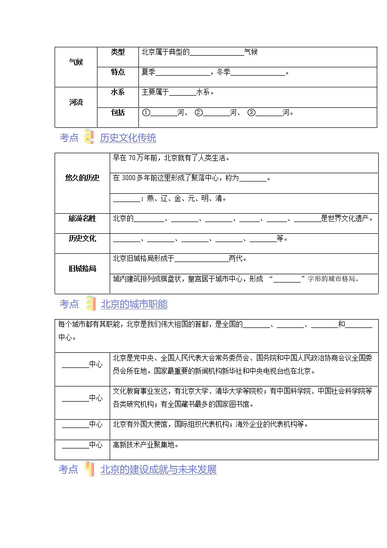 第七章  认识我国的区域（A卷·考点梳理）-【单元测试】七年级地理下册分层训练AB卷（中图版）02