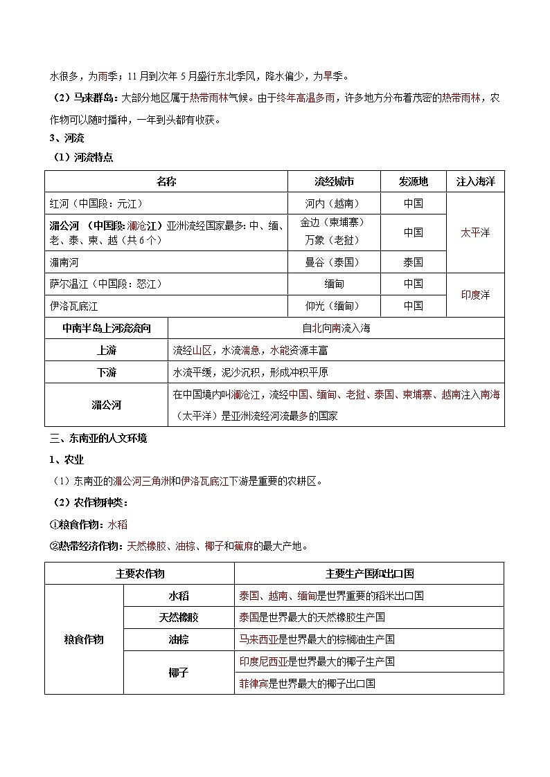 专题10  东南亚和南亚（晨读晚默）（晨读版）第3页