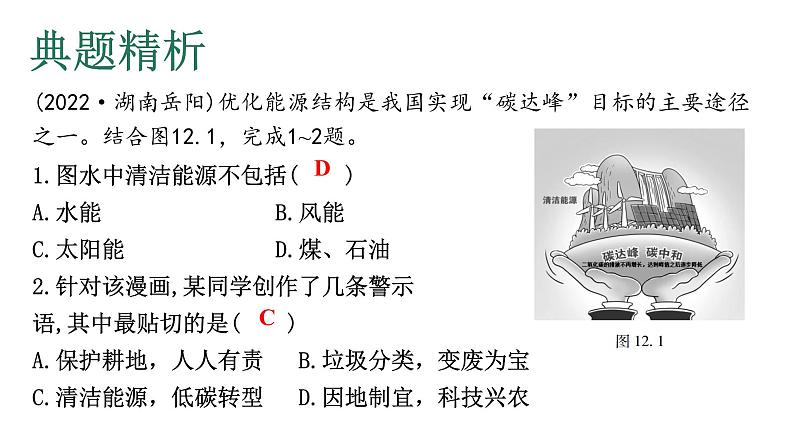 中考地理复习专题十二中国的自然资源课件第3页