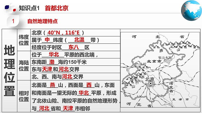 单元复习04  认识我国的区域【知识梳理】—— 2022-2023学年中图版地理七年级下册单元综合复习07